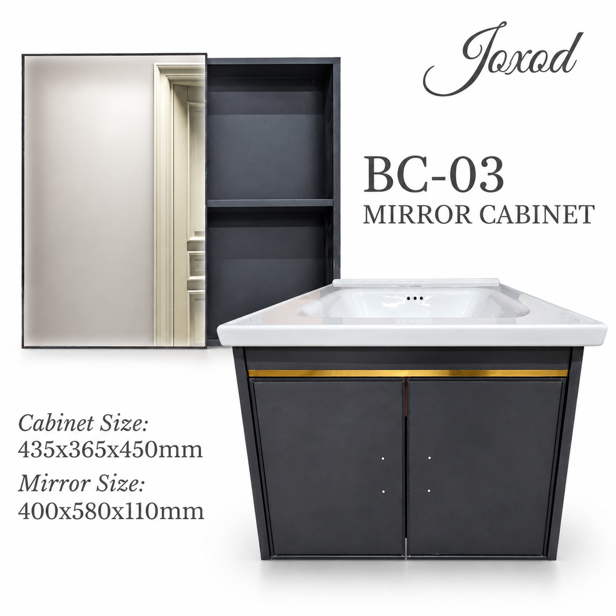 JOXOD Mirror Cabinet - Image 2